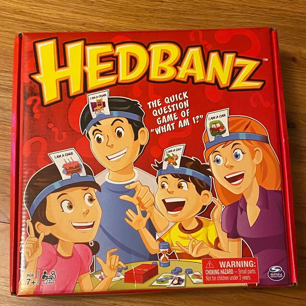 Hedbanz Quick Question Game - Red Box